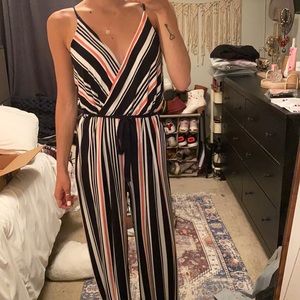 Striped Jumpsuit